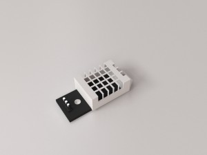 dht22 sensor 3D Model