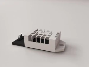 dht22 sensor 3D Model