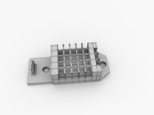 dht22 sensor 3D मॉडल