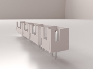 xhb connector Modello 3D