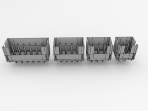 xhb connector Modello 3D