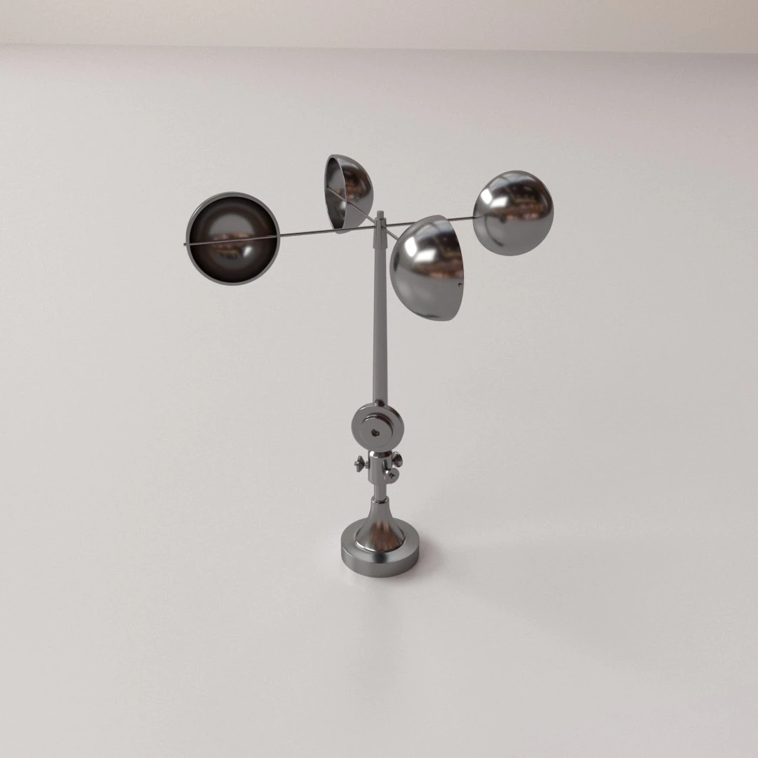 anemometer 3D Model .c4d .max .obj .3ds .fbx .stl .blend