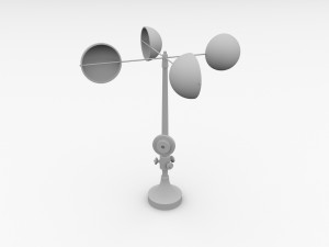 anemometer Modèle 3D