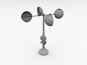 anemometer Modèle 3D