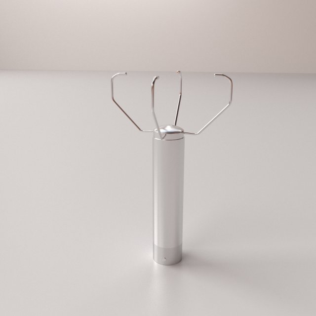 ultrasonic anemometer 2d Model 3D .c4d .max .obj .3ds .fbx .stl .blend