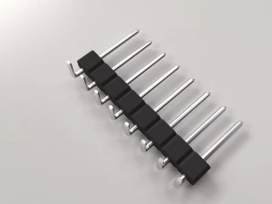 curved male header 3D Model