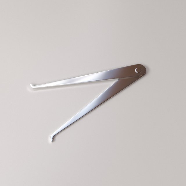 inside caliper 3D-Modell .c4d .max .obj .3ds .fbx .stl .blend 