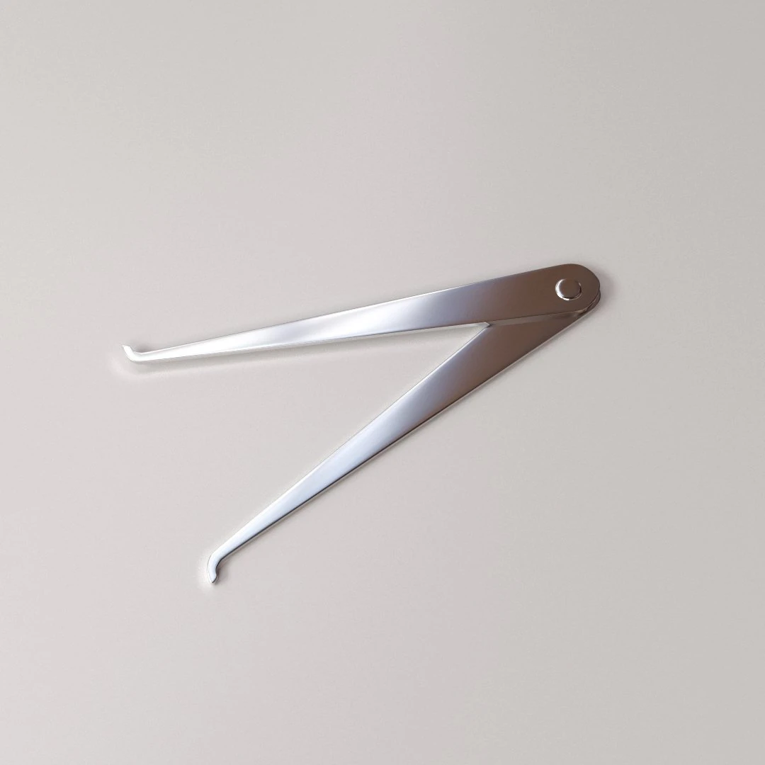 inside caliper 3D Model .c4d .max .obj .3ds .fbx .stl .blend 