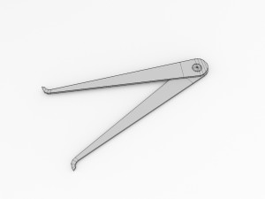 inside caliper 3D-Modell