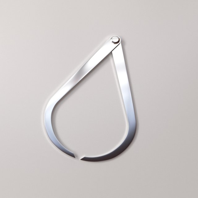 outside caliper Modelo 3D .c4d .max .obj .3ds .fbx .stl .blend 