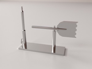 tube anemometer Modelo 3D