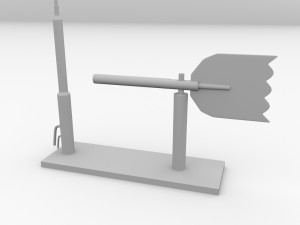 tube anemometer 3D Model