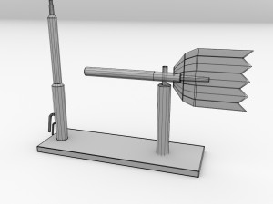 tube anemometer 3D Model