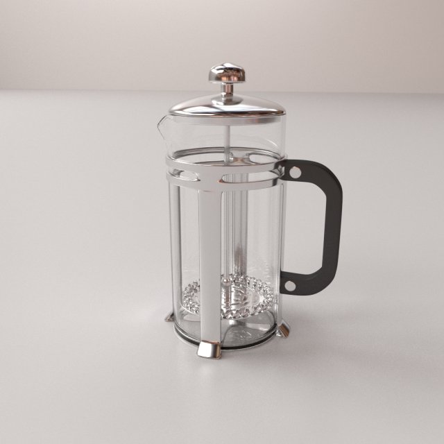 milk frother 3D Model .c4d .max .obj .3ds .fbx .stl .blend 