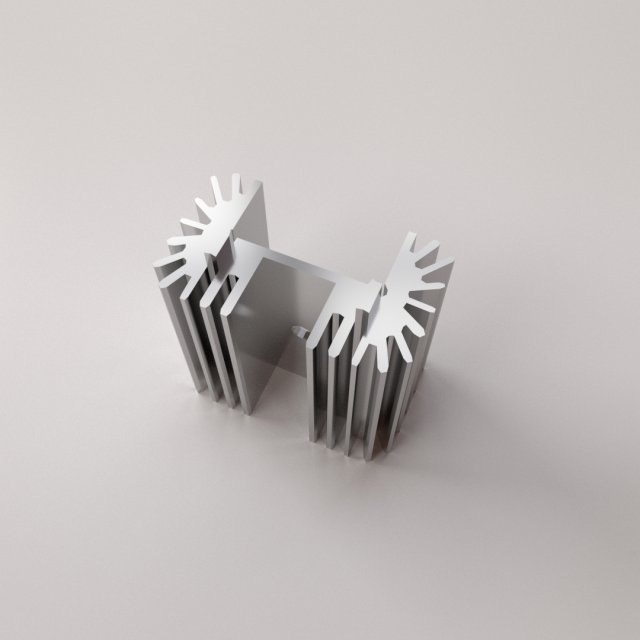 heatsink Modelo 3D .c4d .max .obj .3ds .fbx .stl .blend 