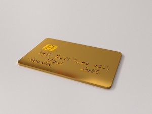 gold card 3D Model