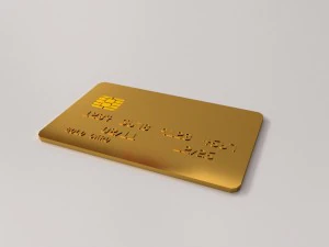 gold card 3D Model