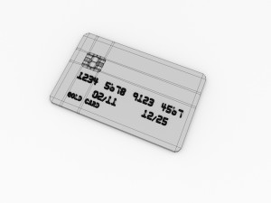 gold card 3D Model
