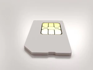 sim card 3D Model