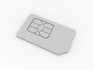 sim card 3D Модель