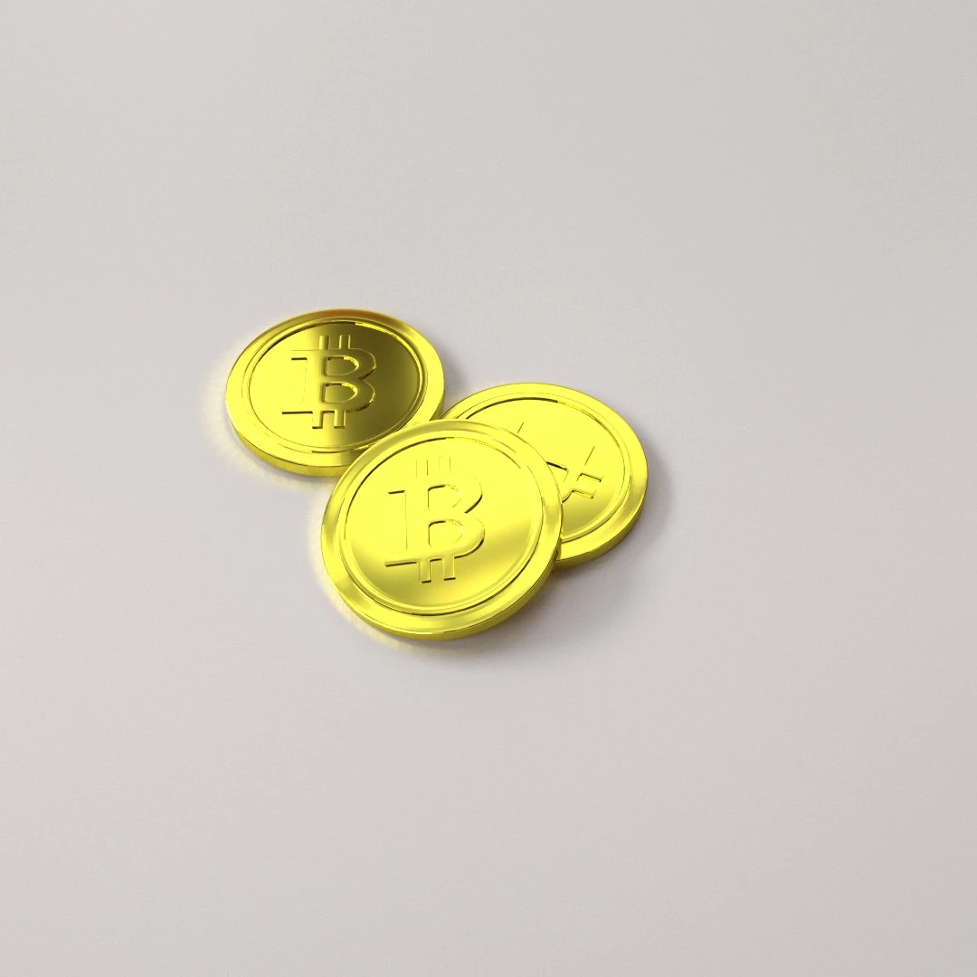 bitcoin 3D Model .c4d .max .obj .3ds .fbx .stl .blend