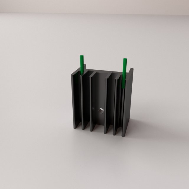 heatsink v2 3D-Modell .c4d .max .obj .3ds .fbx .stl .blend 