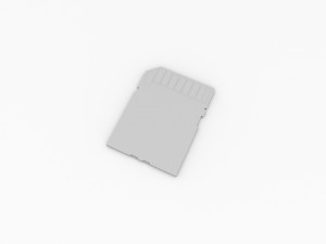 sd card Modello 3D