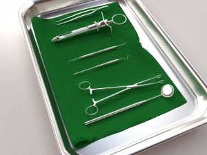 surgical tray set Modèle 3D