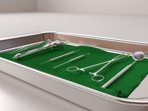 surgical tray set Modèle 3D