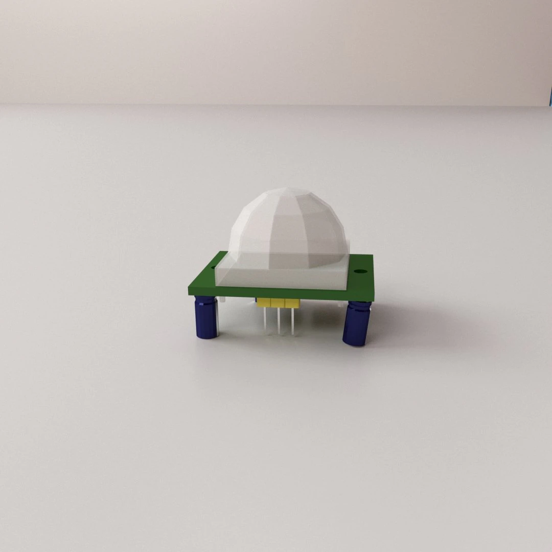pir sensor 3D Model .c4d .max .obj .3ds .fbx .stl .blend 