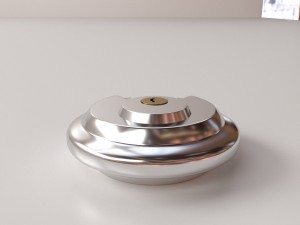 round padlock 3D Model