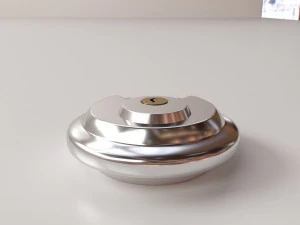 round padlock 3D Model