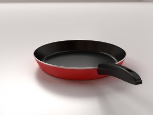 frying pan 3D 模型