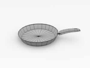 frying pan 3D 模型