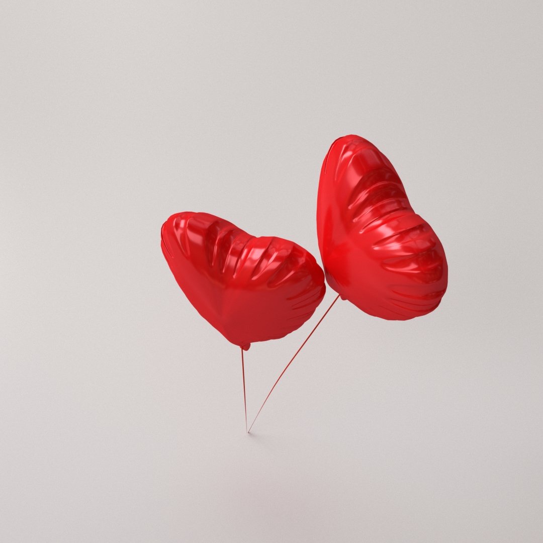 Heart Balloon 3d Model In Toys 3dexport