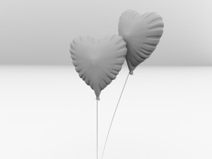 heart balloon 3D Model