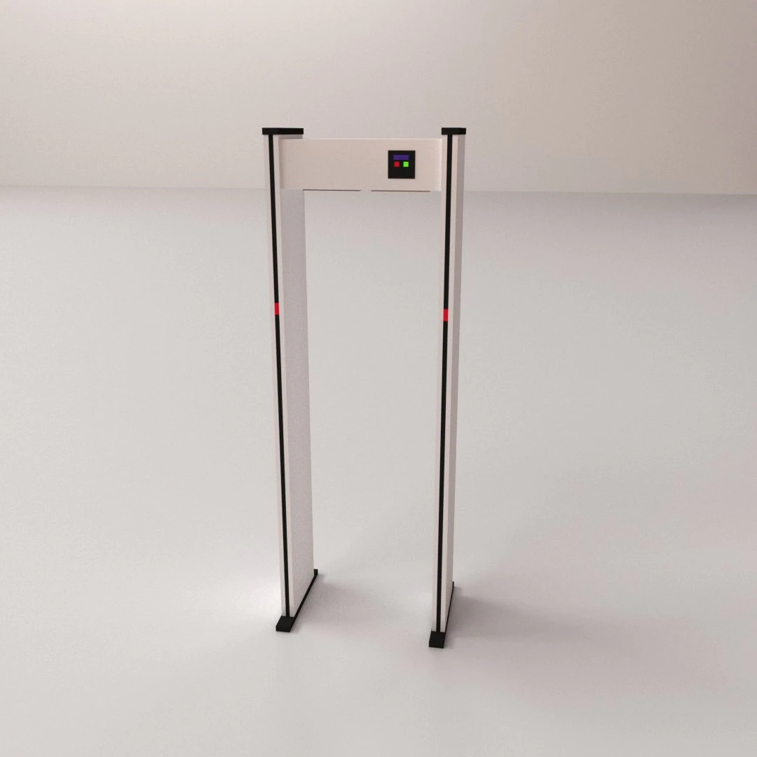 metal detector gate 3D Model .c4d .max .obj .3ds .fbx .stl .blend 