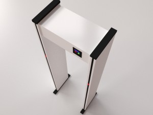metal detector gate 3D 모델