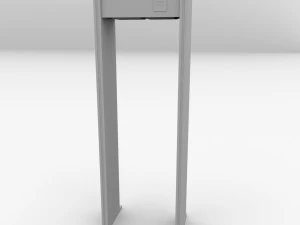 metal detector gate 3D Model