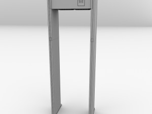 metal detector gate 3D 모델