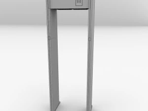 metal detector gate 3D Model