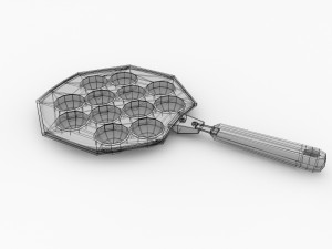 takoyaki pan 3D Model