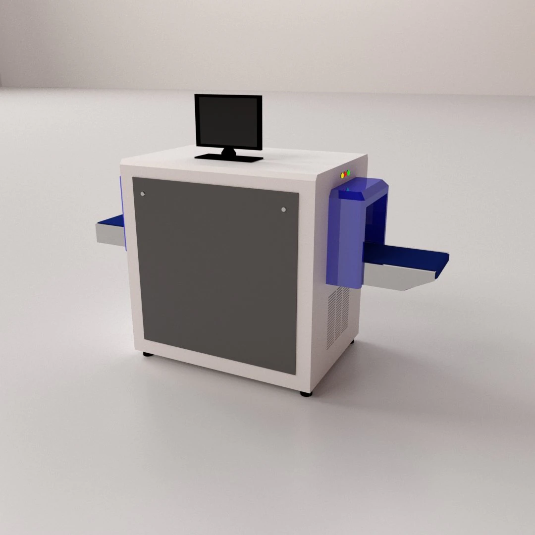detector de metais de bagagem Modelo 3D .c4d .max .obj .3ds .fbx .stl .blend 