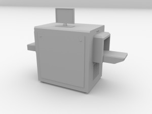 baggage metal detector Modelo 3D