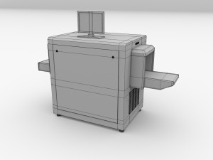 baggage metal detector Modelo 3D