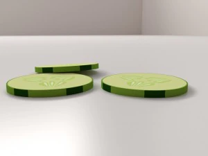 cucumber slices 3D Model