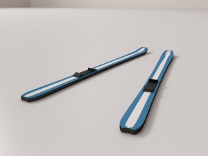 skis v1 Model 3D