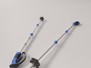 ski poles 3D 模型