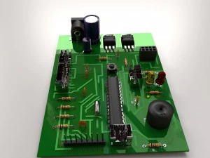 circuit board 3D Model