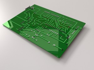 circuit board 3D Model